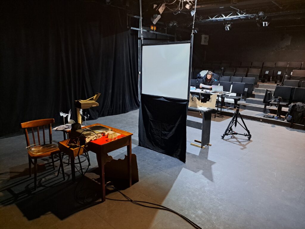Spectacle La Coulobre - Derrière les coulisses